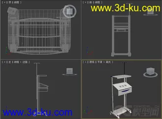 医疗设备桌模型的图片
