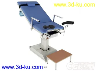医疗检查用躺椅模型的图片