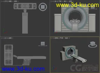医疗检查仪器模型的图片