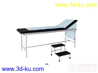 医疗检查床模型的图片