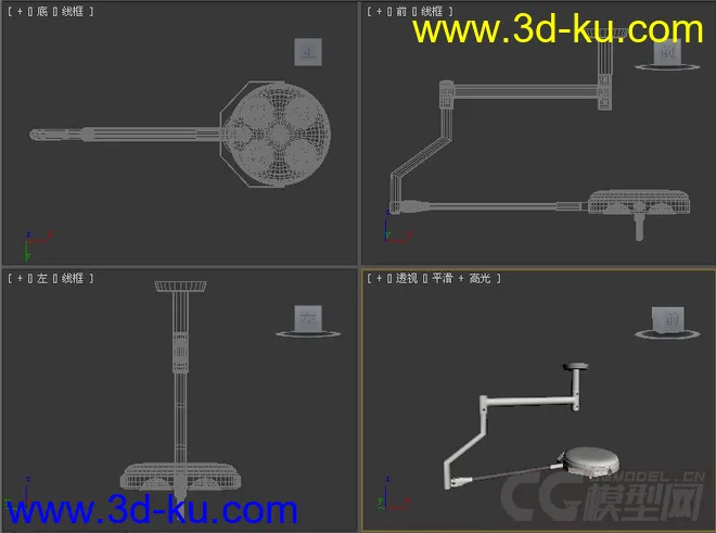 手术室灯模型3的图片1