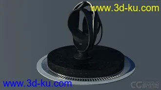3D打印模型现代抽象雕塑的图片