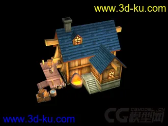 3D打印模型房子的图片