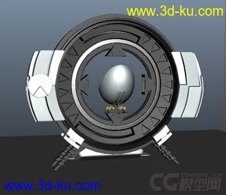3D打印模型一个科幻的机械小道具   自己做的  希望大家喜欢的图片