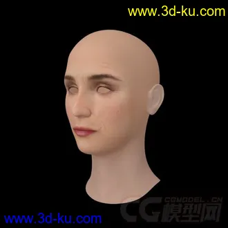 3D打印模型写实女人头的图片