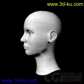 3D打印模型写实女人头的图片