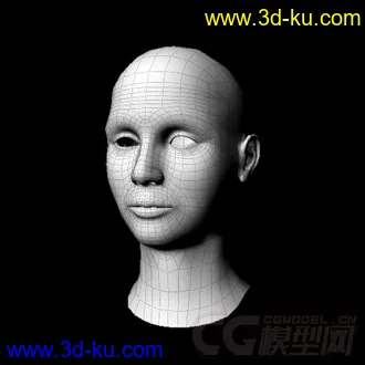 3D打印模型写实女人头的图片