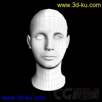 3D打印模型写实女人头的图片