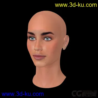3D打印模型写实女人女性角色02的图片