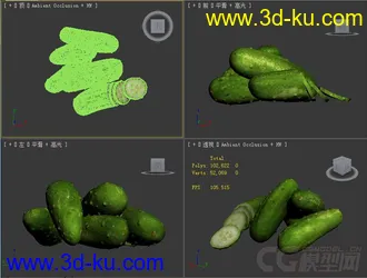 黄瓜模型的图片