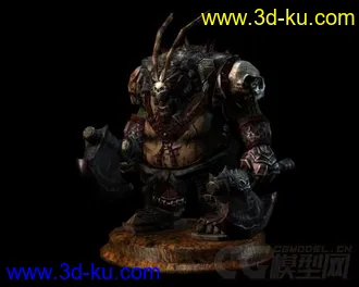 3D打印模型次世代野蛮战士求带走的图片