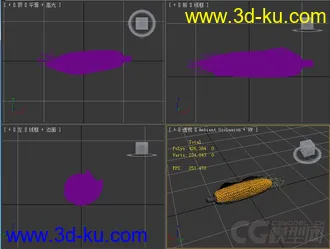 玉米模型的图片