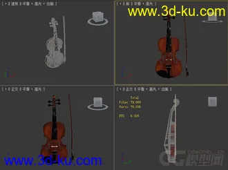 12小提琴模型的图片