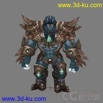 3D打印模型怪物精英战士动作一套的图片