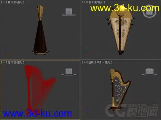 18竖琴模型的图片