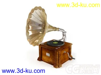 19留声机模型的图片