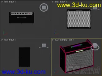 芬达电子管吉他音箱模型的图片