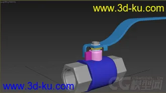 3D打印模型粗糙阀门的图片