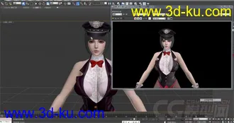 3D打印模型女王之刃女角色04的图片