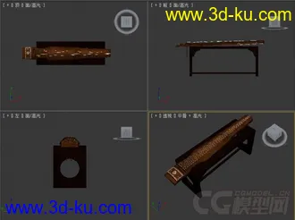 古筝模型琴模型的图片