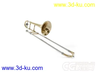 长号伸缩喇叭模型的图片