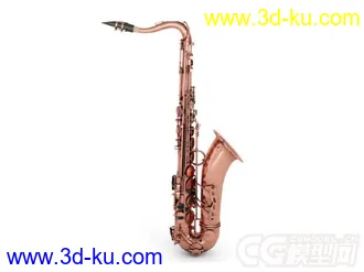 3D打印模型中音萨克斯管的图片