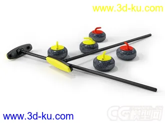 冰壶赛具模型的图片
