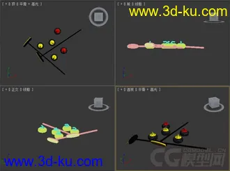 冰壶赛具模型的图片