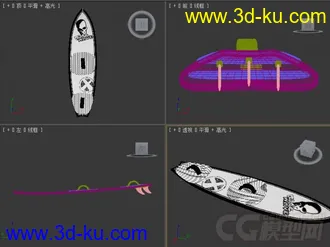 冲浪板模型的图片