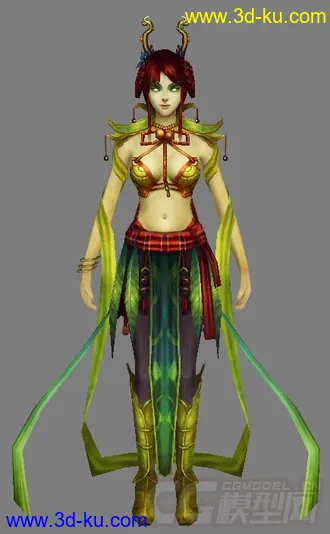 3D打印模型神仙传女性角色合集的图片