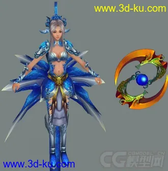 3D打印模型神仙传女性角色合集的图片