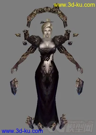 3D打印模型神仙传女性角色合集的图片