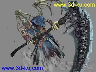 3D打印模型暗黑血統2資源 混沌形態 收割者的图片