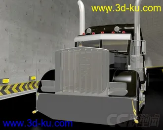 3D打印模型彼得比尔特卡车的图片