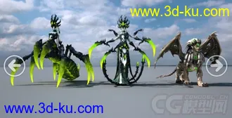 英雄无敌6精品角色全模型的图片