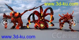英雄无敌6精品角色全模型的图片