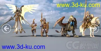 英雄无敌6精品角色全模型的图片