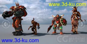 英雄无敌6精品角色全模型的图片