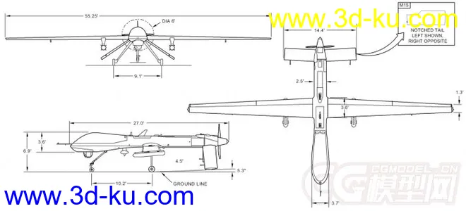 MQ-1 捕食者模型的图片1