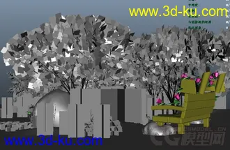 3D打印模型花园的图片
