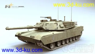 3D打印模型M1A1主战坦克的图片