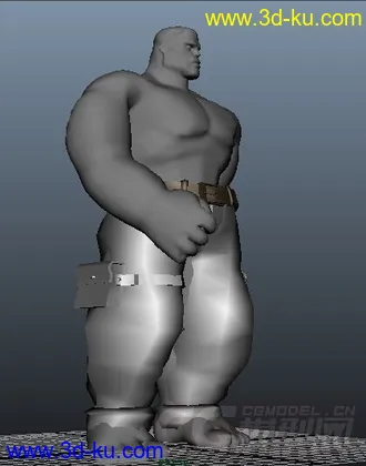 3D打印模型肌肉man的图片
