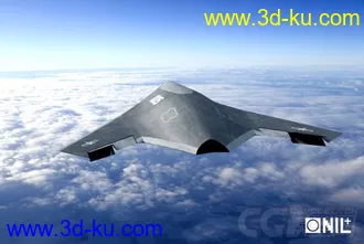 3D打印模型中国利剑无人机的图片