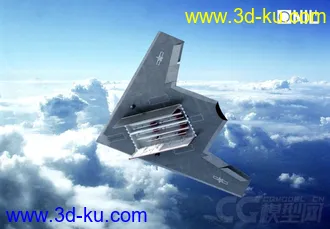 3D打印模型中国利剑无人机的图片