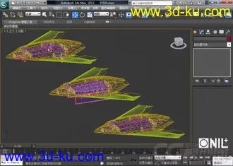 3D打印模型中国利剑无人机的图片