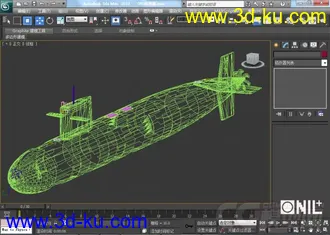 3D打印模型中国093型攻击核潜艇的图片