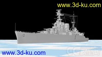 3D打印模型巡洋舰的图片