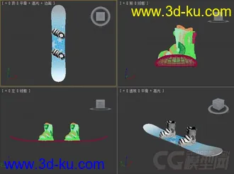 滑板模型的图片