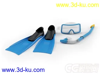 潜水护目镜模型潜水设备模型的图片