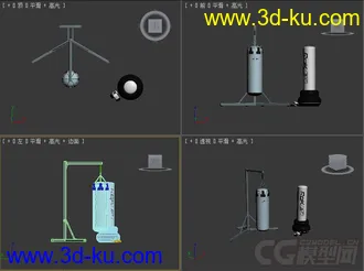 拳击沙袋模型的图片